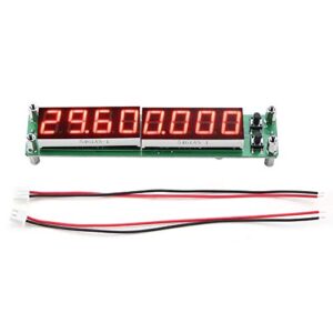 plj-8led-h rf frequency counter cymometer tester module 0.1~1000mhz (backlit font red)