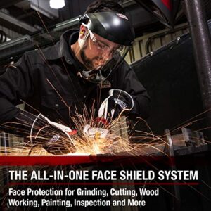 Lincoln Electric OMNIShield Professional Face Shield - High Density Clear Lens - Premium Headgear - K3750-1