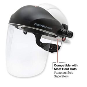 Lincoln Electric OMNIShield Professional Face Shield - High Density Clear Lens - Premium Headgear - K3750-1