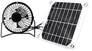 twinpa auto cool solar powered fan system with solar panel electric-free easy for outdoor household or car camping chicken house