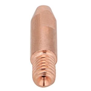 FTVOGUE 20Pcs Copper Contact Tip M6 for Euro Style Binzel 24KD MIG MAG Welding Torch Gas Nozzle Tip Holder Accessaries[0.8],Nozzles, Collets and Lenses