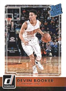 2015-16 panini donruss - devin booker - rated rookie - phoenix suns nba basketball rookie card - rc card #223