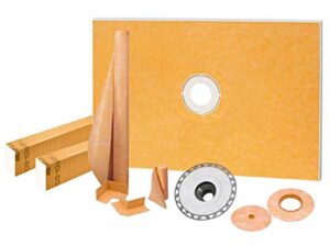 schluter kerdi-shower kit 48" x 72", pvc flange