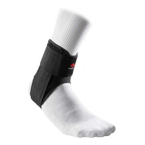 mcdavid stealth lace-free ankle brace, lightweight support and stability with flex-support stays for cleats, men and women
