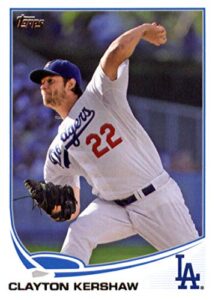 2013 topps #22 clayton kershaw dodgers mlb baseball card nm-mt