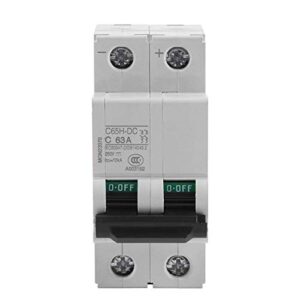 250 v dc 2p miniature circuit breaker, overload protection solar disconnect, photovoltaic control circut for solar panels grid system wind solar hybrid system many other dc systems, 63a
