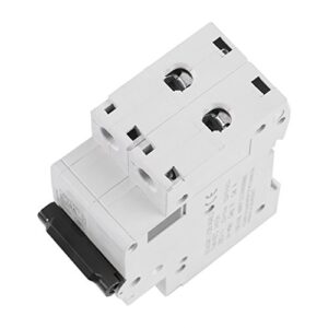 250 V DC 2P Miniature Circuit Breaker, Overload Protection Solar Disconnect, Photovoltaic Control Circut for Solar Panels Grid System Wind Solar Hybrid System Many Other DC Systems, 63A