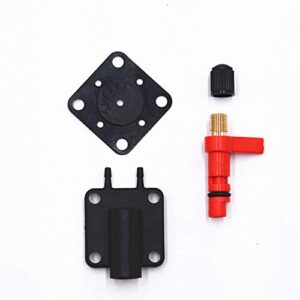 carbman 437228 18-7044 primer solenoid service maintenance valve kit replacement for johnson evinrude 2 3 4 6 8 cyl 175158 341297 341071 331365
