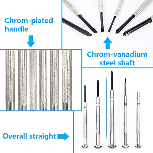 11PCS Mini Precision Screwdriver Set, Small Screwdriver Set for Electronics, Toys, Computer, Watch Repair