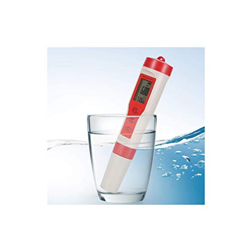 Digital PH Meter 4 in 1 PH TDS EC Temp Water Quality Tester Monitor Meter Test Pen for Pool Hydroponics