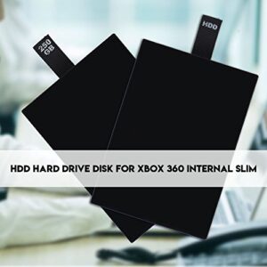 Bewinner Internal Hard Drives for Xbox 360 Slim, 250GB HDD Hard Drive Disk Kit for Xbox 360 Slim, Black, Internal Expand Data Storage(250GB)