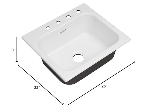 American Standard 77SB25224.308 Kitchen-Sinks, 4 Holes