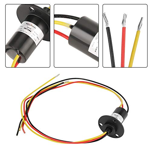 Walkingpround 30A 250Rpm 380V 3 Wires Wind Generator Slip Ring for Wind Turbine Power Generator