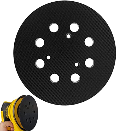 M-jump 5 inch 8 Hole Sander Hook and Loop Replacement Pad for DeWalt DW420, DW421, Dw423, DW426, D26451, D26453 Orbital Sander