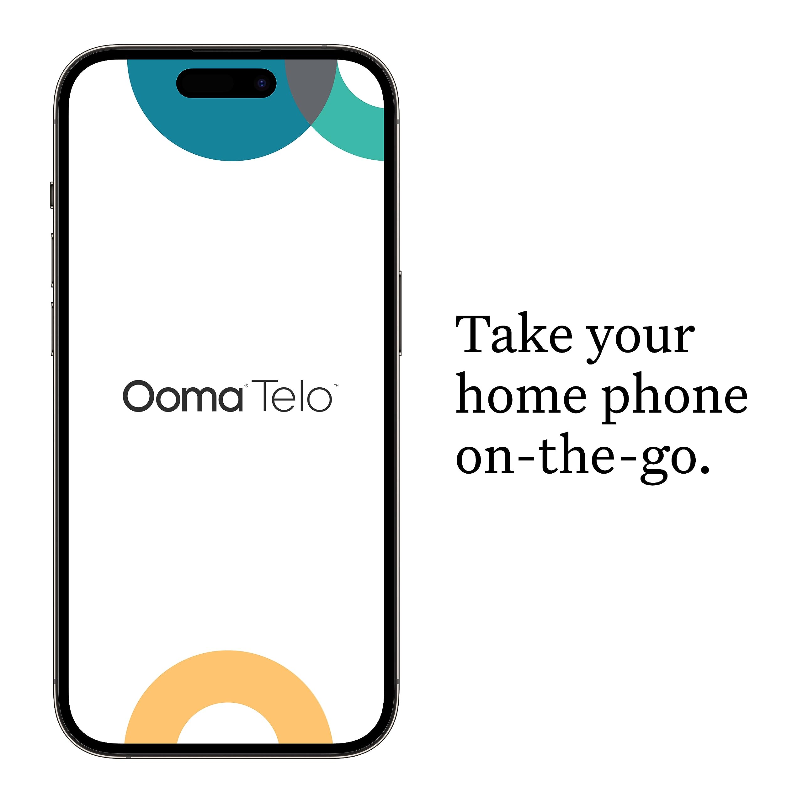 Ooma Telo VoIP Free Internet Home Phone Service and HD3 Handset. Affordable landline replacement. Unlimited nationwide calling. Call on the go with free mobile app. Can block Robocalls.