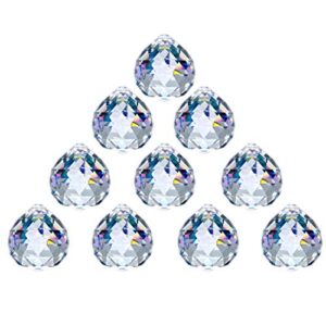 crystal ball prism 40mm/1.57 inch decorative ball for chandelier window suncatcher 10pack rainbow maker