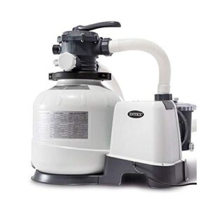 Intex 2800 GPH Above Ground Pool Sand Filter Pump and Automatic Pool Vacuum