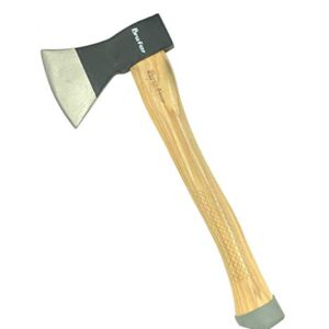 BRUFER 203651-3 Hatchet Axe with Genuine Hickory Wood Handle 600g 21oz