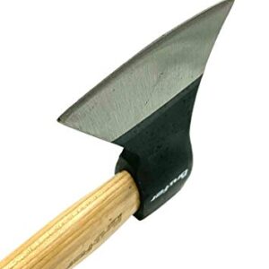 BRUFER 203651-3 Hatchet Axe with Genuine Hickory Wood Handle 600g 21oz