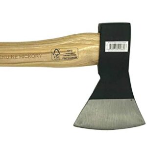 BRUFER 203651-3 Hatchet Axe with Genuine Hickory Wood Handle 600g 21oz