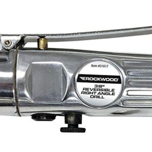 Rockwood 3/8 Inch High Torque Air Motor Reversible Drill Pneumatic 1500 Rpm