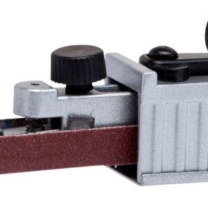 Eastwood Electric Mini Belt Sander | Robust 5.3 Amp Motor | Sanding and Grinding Tool | Lightweight Aluminum Body with Swivel Head | Grinder File With 120 Grit Abrasive Sanding Belt And Key 2300 Fpm