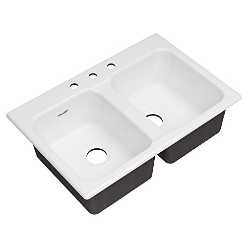 American Standard 77DB33223.308 Kitchen Sink, 3 Holes