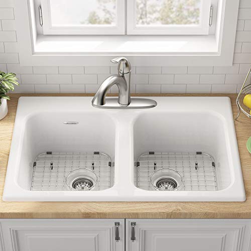 American Standard 77DB33223.308 Kitchen Sink, 3 Holes