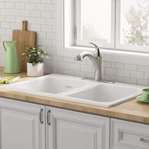 American Standard 77DB33223.308 Kitchen Sink, 3 Holes