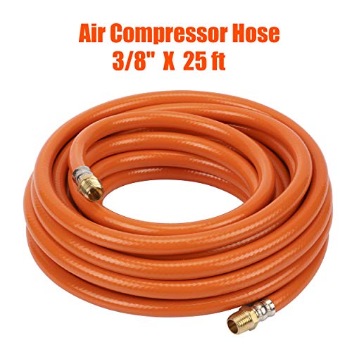 Tool Daily Air Compressor Kit, 3/8 Inch X 25 FT Hose, 18 Pieces Air Tool Accessories, 1/4 Inch Fitting