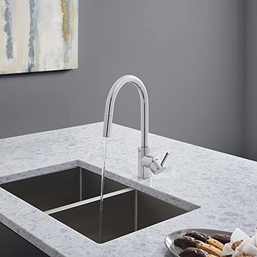 GROHE 3134910E Concetto Eco-Friendly Pull-down Bar Kitchen Faucet with sprayer Chrome