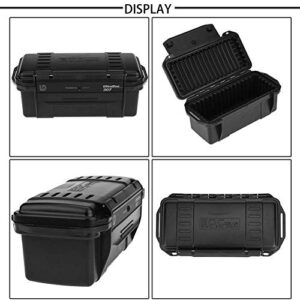 FOSA Outdoor Shockproof Box Waterproof Container Plastic Dry Storage Box with Foam Floating Survivor Dry Case Sealed Box for Outdoors(17011048mm)