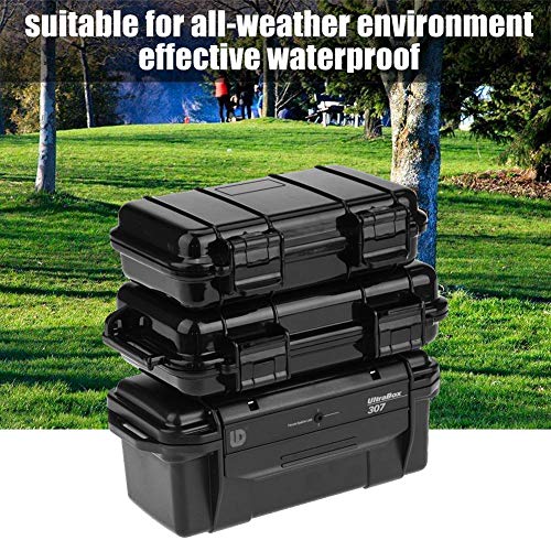 FOSA Outdoor Shockproof Box Waterproof Container Plastic Dry Storage Box with Foam Floating Survivor Dry Case Sealed Box for Outdoors(17011048mm)