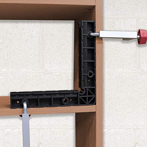 Milescraft 4012 Square Clamp Kit – 90 Degree Right Angle Corner Clamp, Right Angle Adjustable Positioning Square for Woodworking