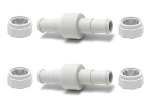 atie 280, 380, 180 pool cleaner hose swivel d20 and hose nut d15 combo kit replacement for zodiac polaris 280, 380, 180 pool cleaners (2 pack)