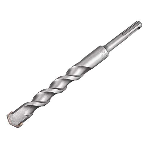 uxcell Masonry Drill Bit 20mm x 200mm Carbide Tipped Rotary Hammer Bit 10mm Round Shank for Impact Drill