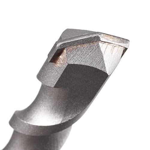 uxcell Masonry Drill Bit 20mm x 200mm Carbide Tipped Rotary Hammer Bit 10mm Round Shank for Impact Drill