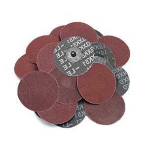 saiper 35pcs 3 inch 80 grit sanding discs roll lock aluminium oxide sanding and grinding discs for surface prep strip grind polish finish burr rust paint removal