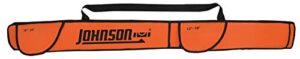 johnson level & tool 1240-4800 soft-sided 5 pocket level case, 48", orange, 1 level case
