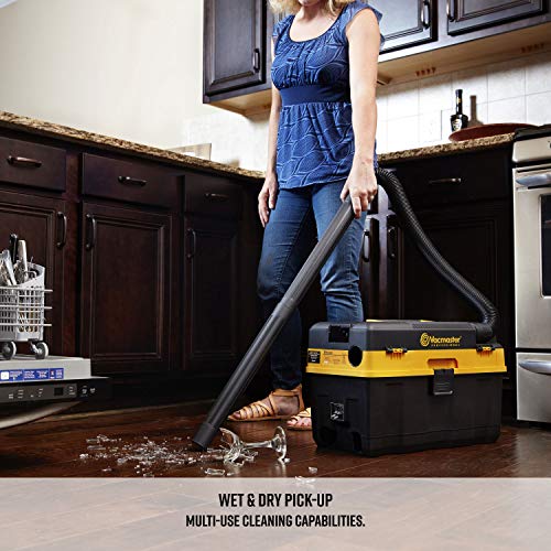 Vacmaster - DVTB204 0201 Professional DVTB201 0201 4-Gallon 20V Cordless Wet/Dry Shop Vacuum