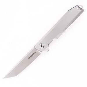 sanrenmu 1161 edc pocket folding knife d2 tanto blade survival knife frame lock