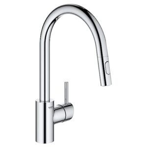 grohe 32665003 concetto pull-down kitchen faucet with sprayer chrome