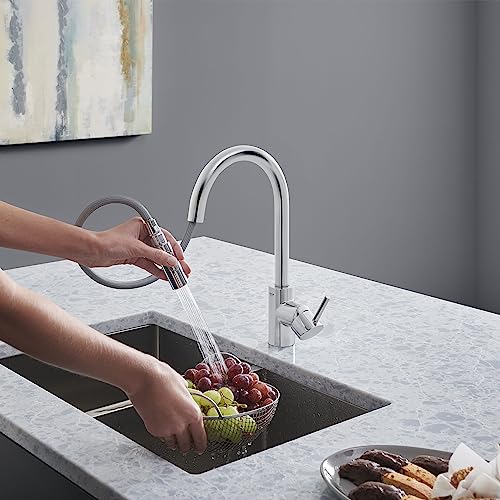 GROHE 32665003 Concetto Pull-Down Kitchen Faucet with sprayer Chrome