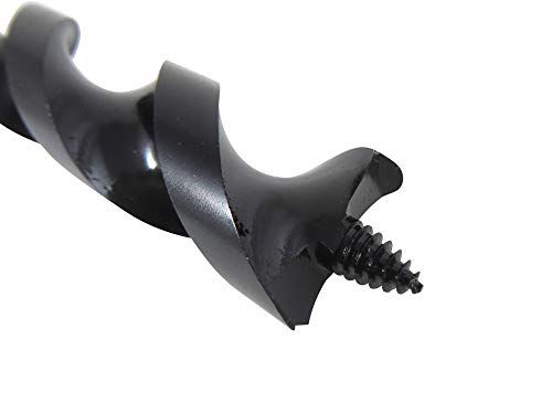 WoodOwl 07825 Double Cut 11/16" x 24" Ultra Smooth Deep Cutting Utility Auger Bit PTFE Coated