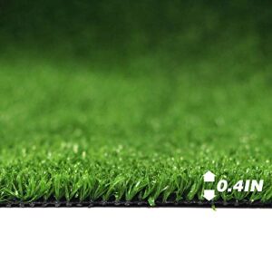 · Petgrow · Artificial Grass Turf Lawn 6FTX10FT,Economy Indoor Outdoor Synthetic Grass Mat 0.4inch Pile Height, Backyard Patio Garden Balcony Rug, Rubber Backing/Drainage Holes,Customized Sizes