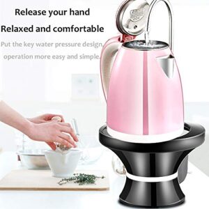 Christmas Water Dispenser, Automatic Electric Drinking Water Bottle Pump for 1-5 Gallon Jug– USB Rechargeable – Ultra-Hygienic BPA-Free Water Kettle Dispenser, Portable for Home Office Camping (black)