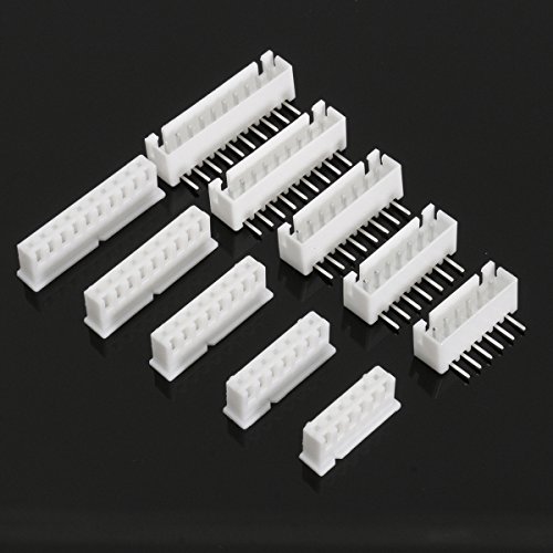 LTEFTLFL 25 Sets 6 7 8 9 10 pin Right Angle JST-XH 2.5mm Male Female Lipo Balance Connector -