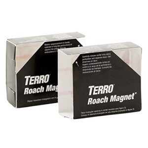 TERRO T256SR Poison Free Roach Magnet Trap and killer with Exclusive Pheromone Technology - Kills Ants, Spiders, Scropions, Silverfish, Crickets, and More - 24 Traps