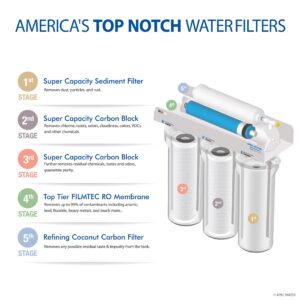 APEC Water Systems TO-SOLUTION-10 Whole House Water Filter, Salt Free Water Softener & Reverse Osmosis Drinking Water Filtration Systems for 1-3 Bathrooms