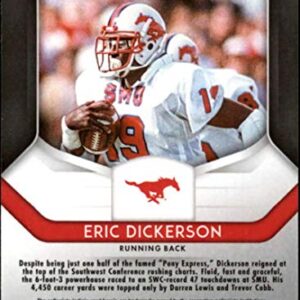 2019 Panini Prizm Draft Picks #38 Eric Dickerson SMU Mustangs Football Trading Card